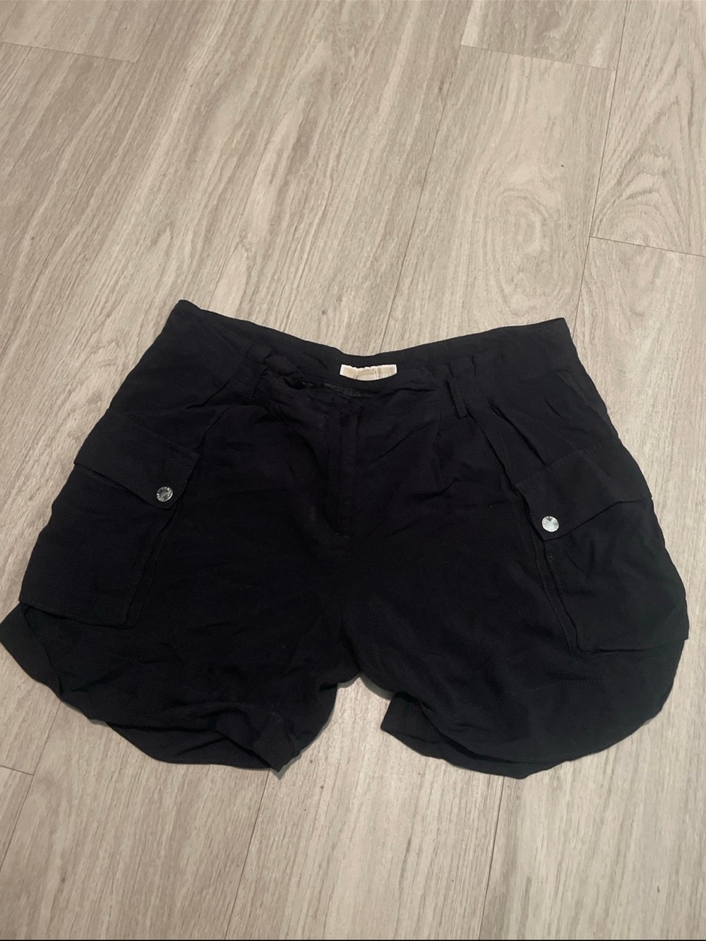 MICHAEL Michael Kors Black Cargo Pocket Shorts